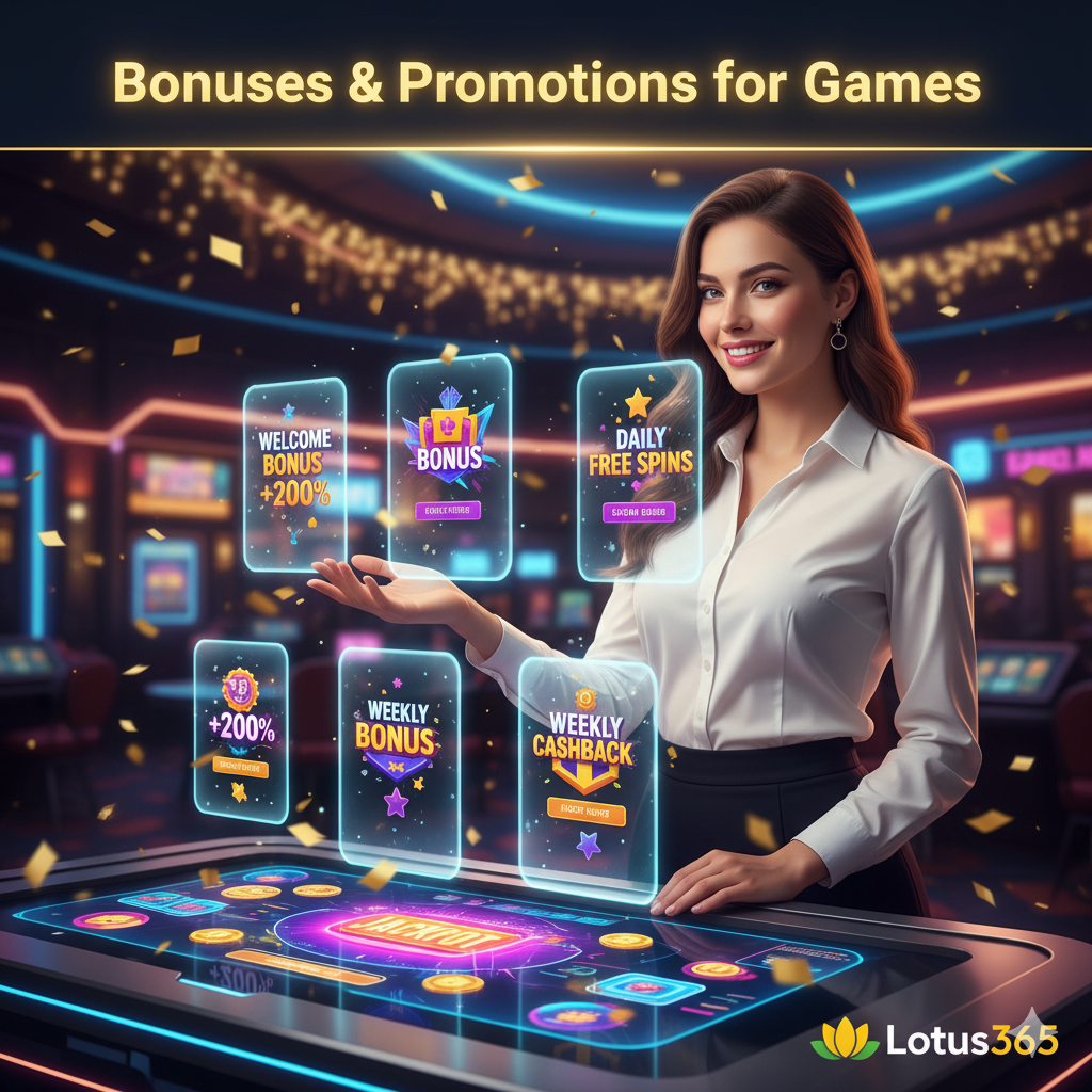 lotus365 - Bonuses