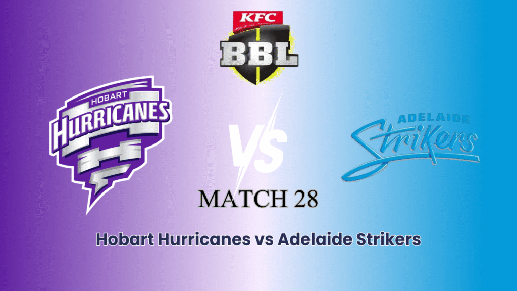 Hobart Hurricanes take on Adelaide Strikers