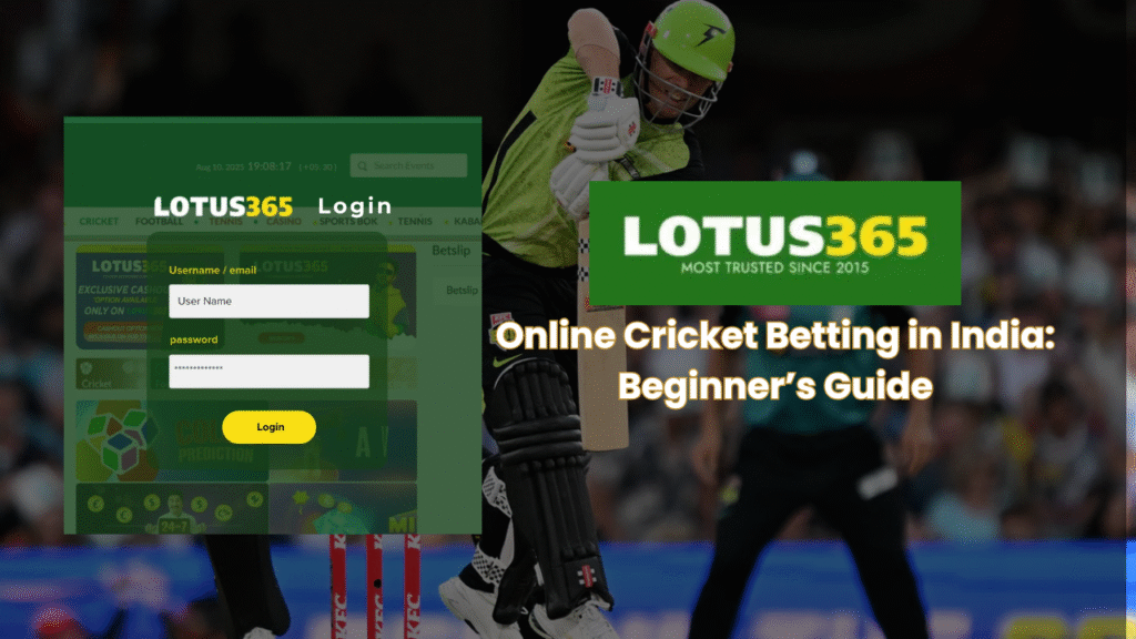 Online cricket betting India