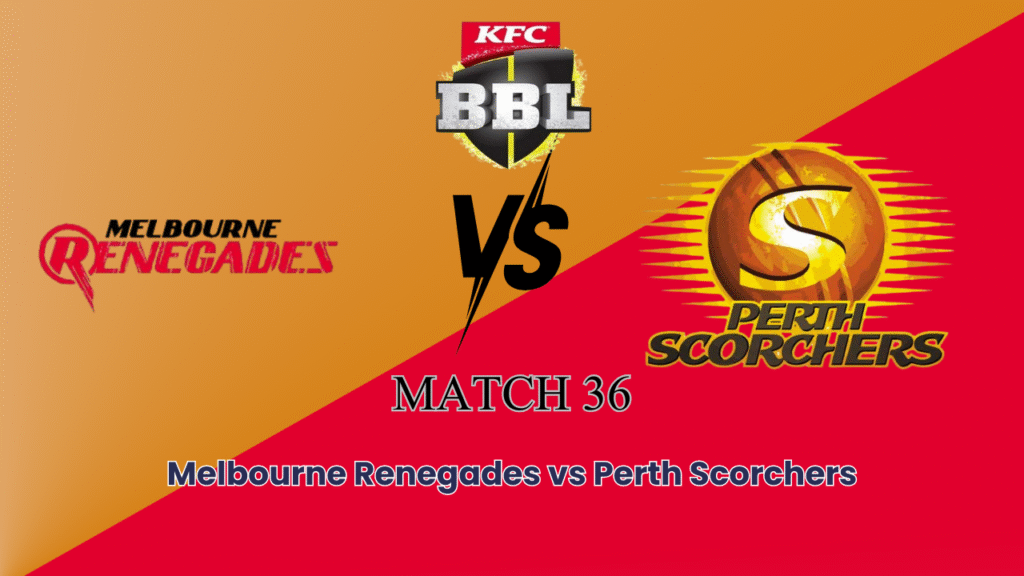 Melbourne Renegades vs Perth Scorchers | BBL | Lotus365 id